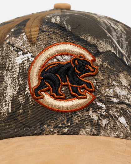 New Era Chicago Cubs 'Real Tree Tan Suede' 9FORTY A-Frame Snapback Real Tree