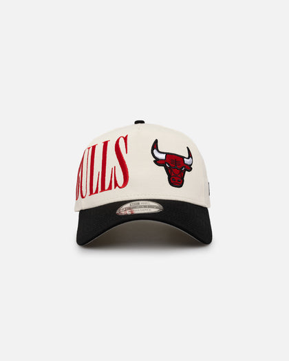 New Era Chicago Bulls 'Tall Text' 9FORTY A-Frame Snapback Chrome White/OTC
