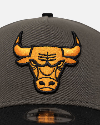 New Era Chicago Bulls 'Legendary Charcoal' 9FORTY A-Frame Snapback Charcoal/Black