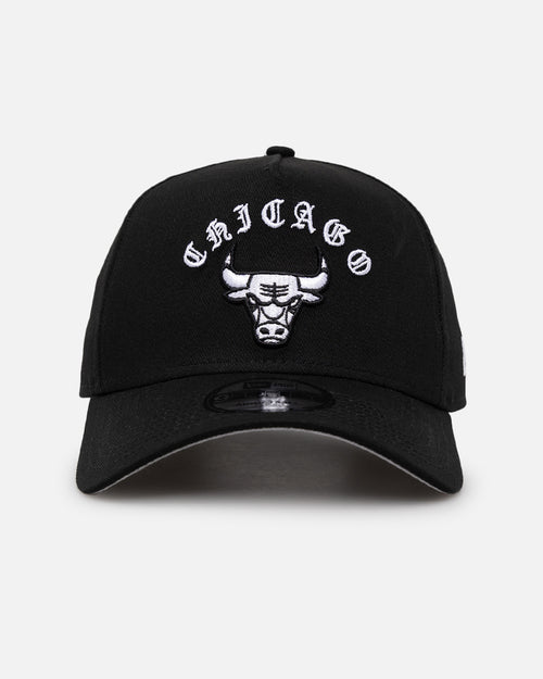 New Era Chicago Bulls 'Gothic Arch' 9FORTY A-Frame Snapback Black/White