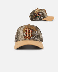 New Era Boston Red Sox 'Real Tree Tan Suede' 9FORTY A-Frame Snapback Real Tree