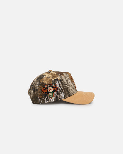 New Era Boston Red Sox 'Real Tree Tan Suede' 9FORTY A-Frame Snapback Real Tree