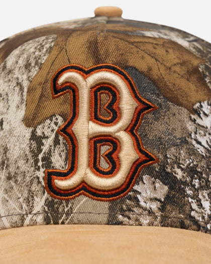 New Era Boston Red Sox 'Real Tree Tan Suede' 9FORTY A-Frame Snapback Real Tree