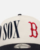New Era Boston Red Sox 'Tall Text' 9FORTY A-Frame Snapback Chrome White/OTC