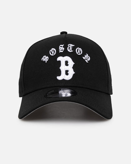 New Era Boston Red Sox 'Gothic Arch' 9FORTY A-Frame Snapback Black/White