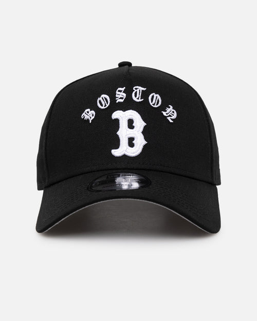 New Era Boston Red Sox 'Gothic Arch' 9FORTY A-Frame Snapback Black/White