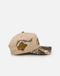 New Era Atlanta Braves 'Real Tree Edge Grit' 9FORTY A-Frame Snapback Oat Milk/Real Tree