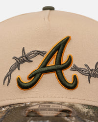 New Era Atlanta Braves 'Real Tree Edge Grit' 9FORTY A-Frame Snapback Oat Milk/Real Tree