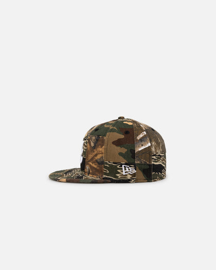 New Era Atlanta Braves 'Patchwork Camo' 59FIFTY Fitted Woodland Camo