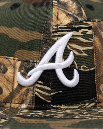 New Era Atlanta Braves 'Patchwork Camo' 59FIFTY Fitted Woodland Camo