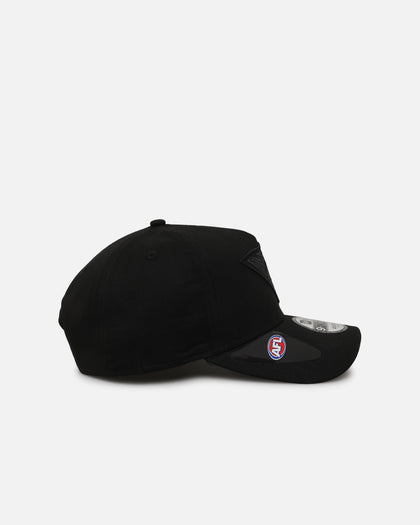 New Era Essendon Bombers 'Triple Black' 9FORTY A-Frame Snapback Black