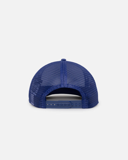 New Era Los Angeles Dodgers Pre-Curved Golfer Trucker Snapback Dark Royal