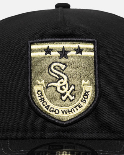 New Era Chicago White Sox 'Military Patch' Pre-Curved Golfer Snapback Black