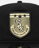 New Era Chicago White Sox 'Military Patch' Pre-Curved Golfer Snapback Black