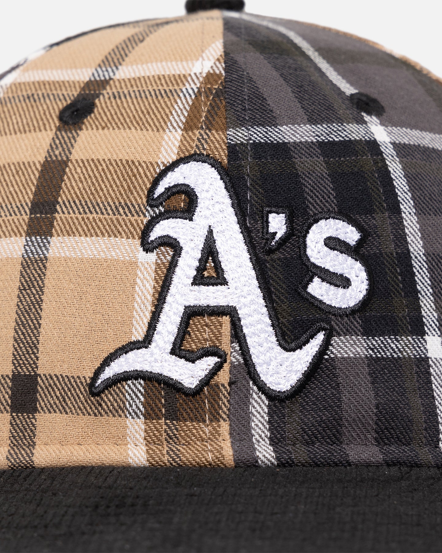 New Era Oakland Athletics 'Multi Panel Plaid' 9FIFTY High Crown