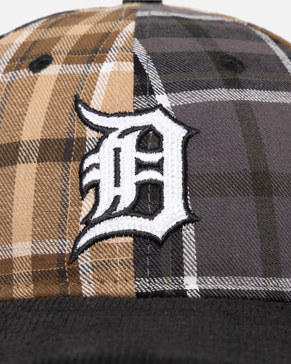 New Era Detroit Tigers 'Multi Panel Plaid' 9FIFTY High Crown Strapback Plaid