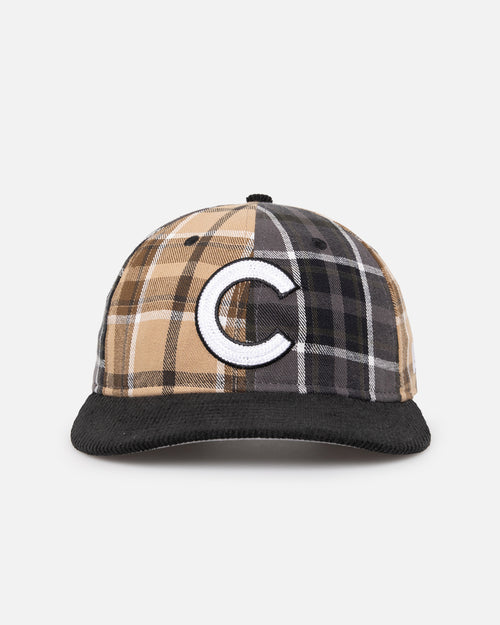 New Era Chicago Cubs 'Multi Panel Plaid' 9FIFTY High Crown Strapback Plaid