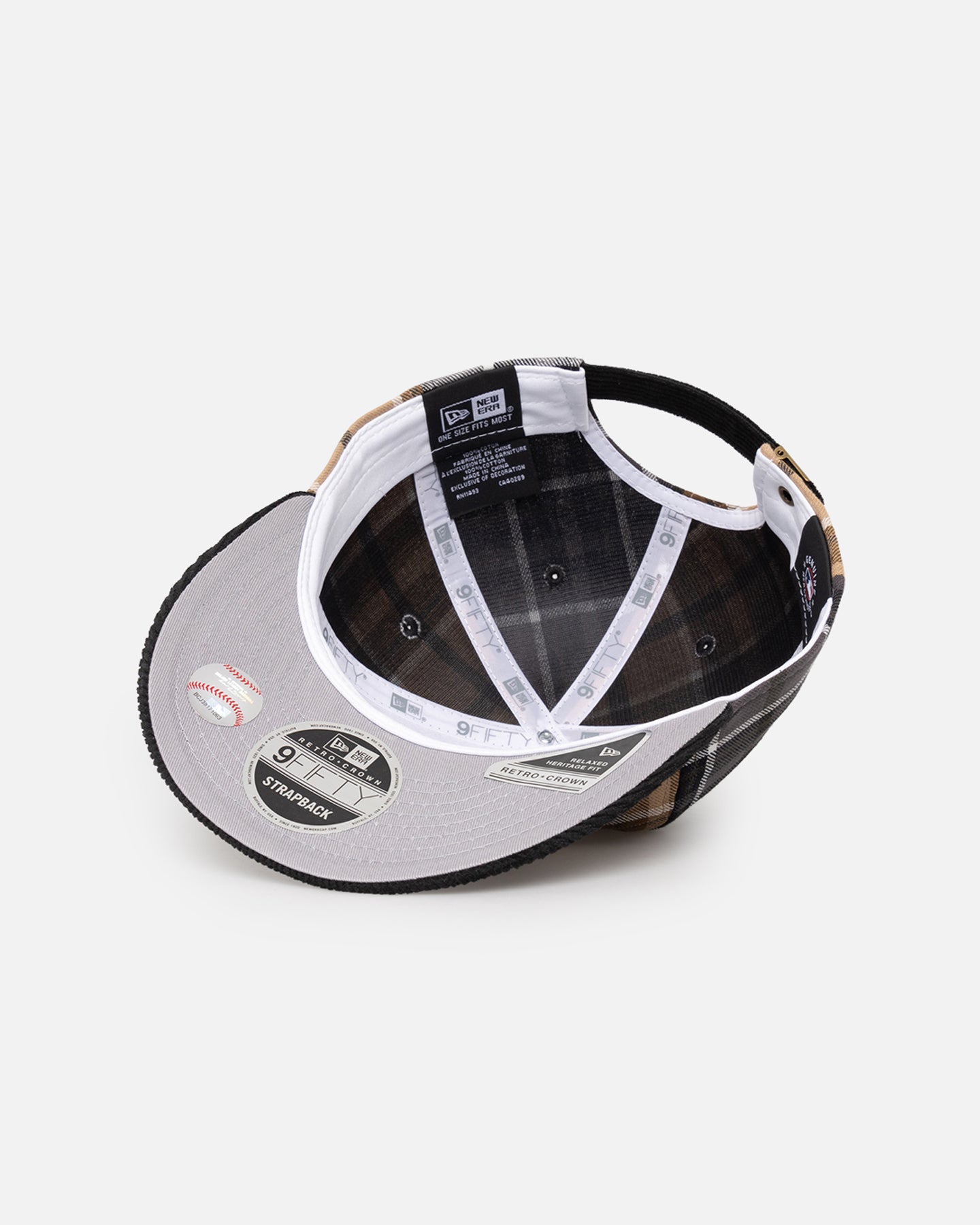 New Era Chicago Cubs 'Multi Panel Plaid' 9FIFTY High Crown