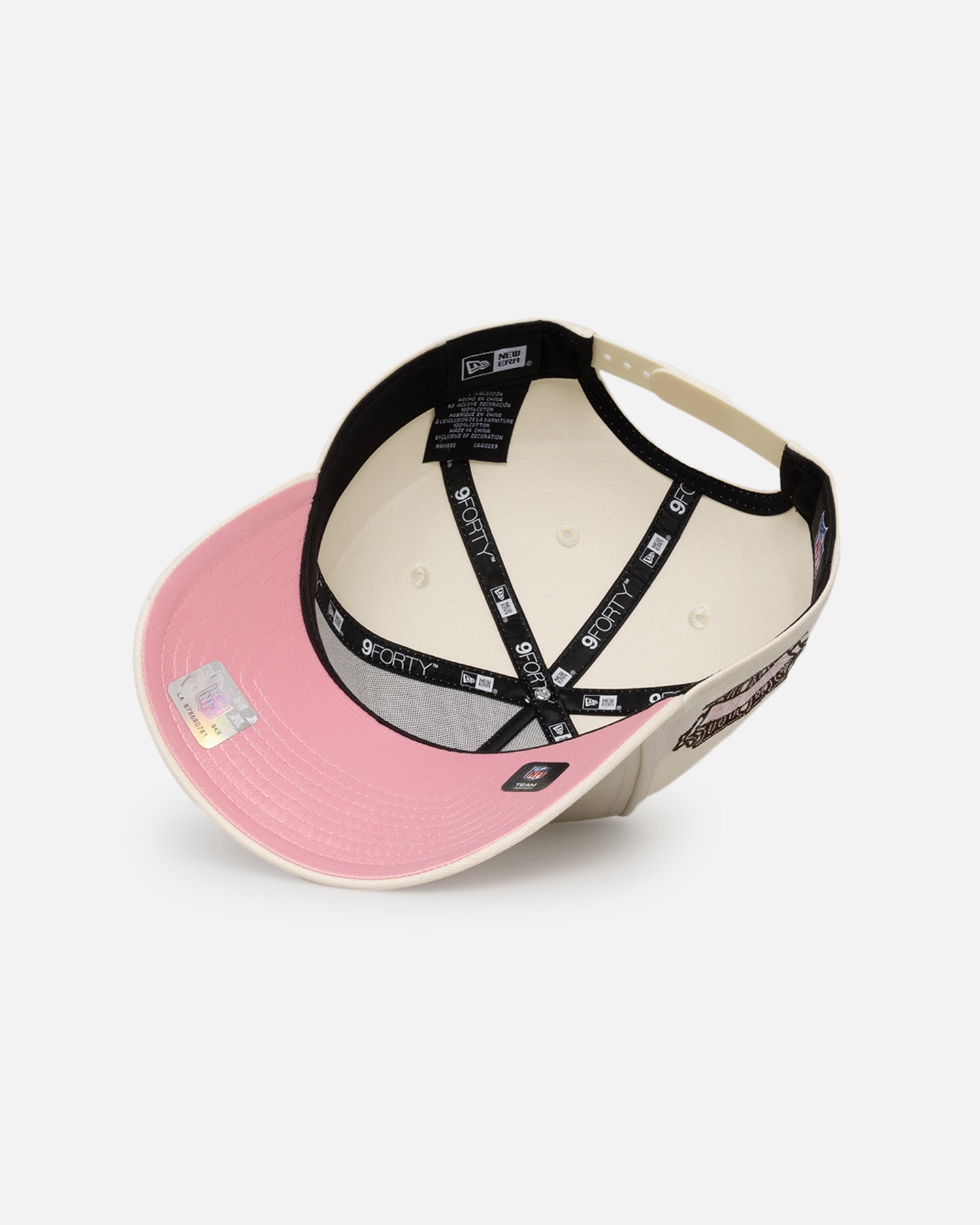 【非売品】NFLカロライナ・パンサーズ　ピンクキャップ New Era Oakland Raiders 'Neapolitan Chrome' 9FORTY A-Frame