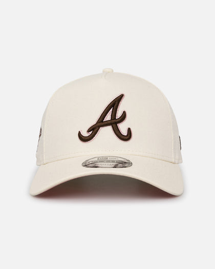 New Era Atlanta Braves 'Neapolitan Chrome' 9FORTY A-Frame Snapback Chrome/Pink Met