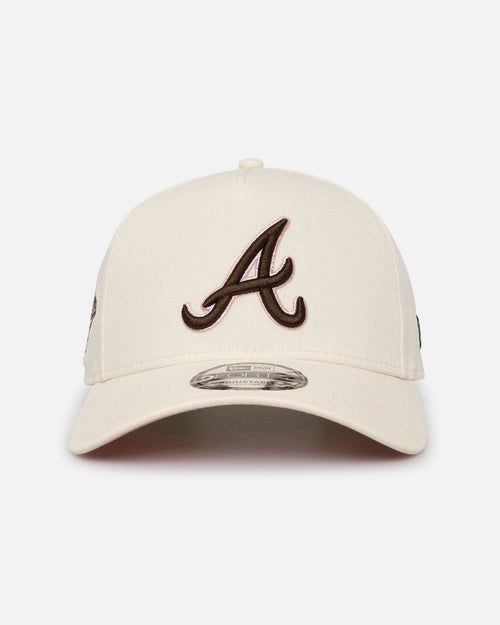New Era Atlanta Braves 'Neapolitan Chrome' 9FORTY A-Frame Snapback Chrome/Pink Met