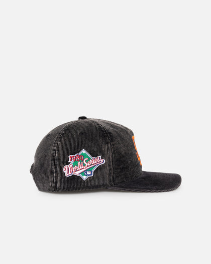 New Era San Francisco Giants 'Washed Corduroy Golfer' Pre-Curved Golfer Snapback Washed Black