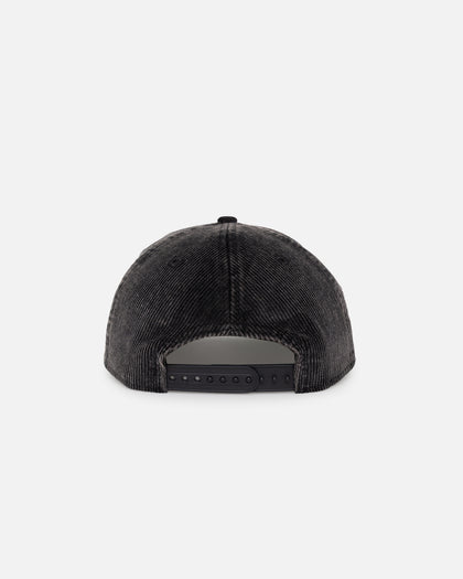 New Era San Diego Padres 'Washed Corduroy Golfer' Pre-Curved Golfer Snapback Washed Black