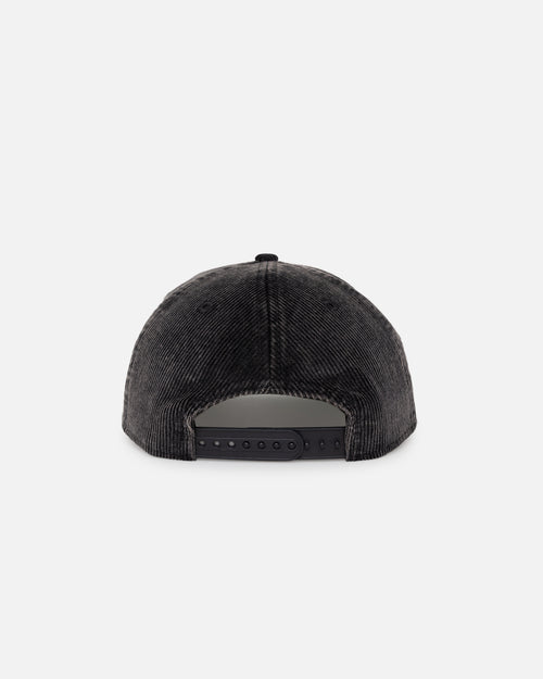 New Era San Diego Padres 'Washed Corduroy Golfer' Pre-Curved Golfer Snapback Washed Black