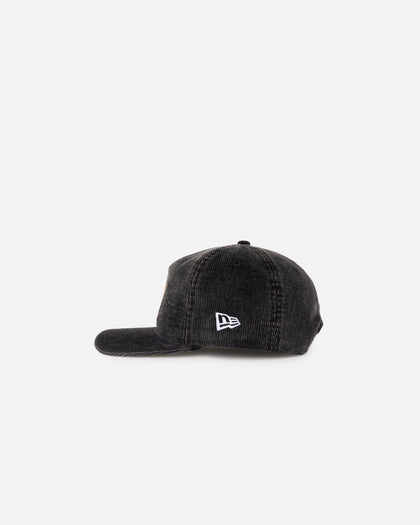 New Era San Diego Padres 'Washed Corduroy Golfer' Pre-Curved Golfer Snapback Washed Black