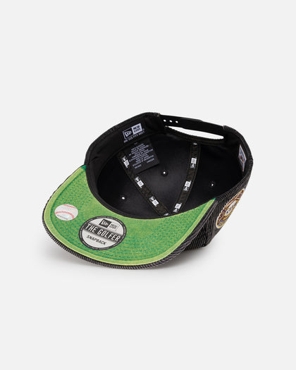 New Era New York Yankees 'Washed Corduroy Golfer' Pre-Curved Golfer Snapback Washed Black