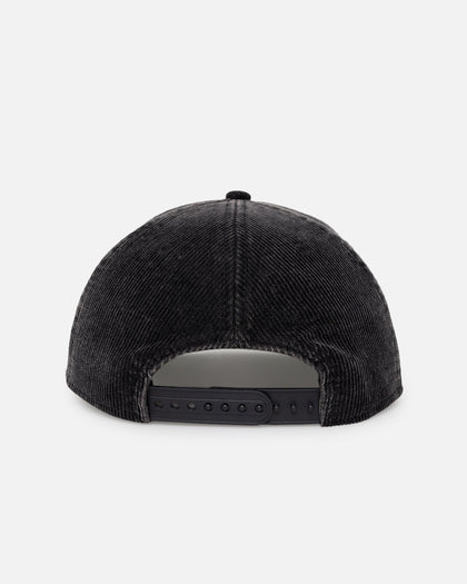 New Era Los Angeles Dodgers 'Washed Corduroy Golfer' Pre-Curved Golfer Snapback Washed Black