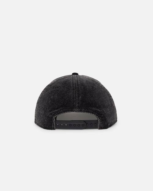 New Era Houston Astros 'Washed Corduroy Golfer' Pre-Curved Golfer Snapback Washed Black