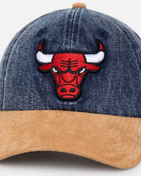 New Era Chicago Bulls 'Denim Shades' Casual Classic Strapback Denim/Wheat
