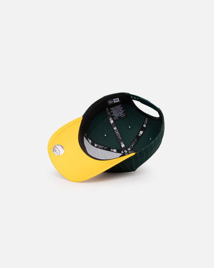 New Era Oakland Athletics '2-Tone Pinstripe' 9FORTY A-Frame Snapback Pinstripe