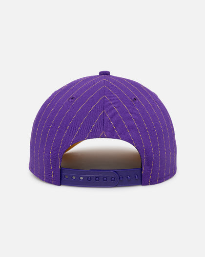 New Era Los Angeles Lakers '2-Tone Pinstripe' 9FORTY A-Frame Snapback Pinstripe
