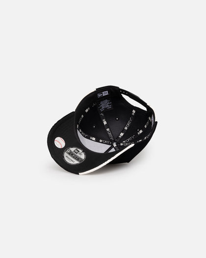 New Era Los Angeles Dodgers 'Patchwork Corduroy' 9FORTY A-Frame Snapback Black/Cream