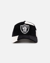 New Era Las Vegas Raiders 'Patchwork Corduroy' 9FORTY A-Frame Snapback Black/Cream