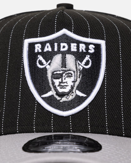 New Era Las Vegas Raiders '2-Tone Pinstripe' 9FORTY A-Frame Snapback Pinstripe