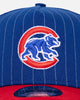 New Era Chicago Cubs '2-Tone Pinstripe' 9FORTY A-Frame Snapback Pinstripe