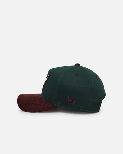 New Era Chicago Bulls 'Rhubarb Cord' 9FORTY A-Frame Snapback Dark Green