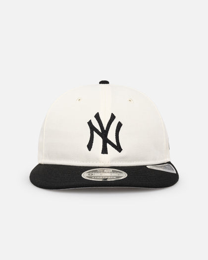New Era New York Yankees 'Retro Crown Classic' 9FIFTY Retro Crown Strapback Chrome White/Black