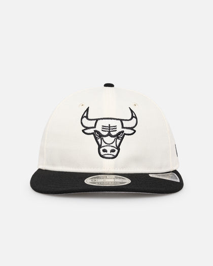 New Era Chicago Bulls 'Retro Crown Classic' 9FIFTY Retro Crown Strapback Chrome White/Black