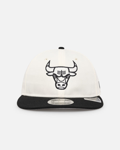 New Era Chicago Bulls 'Retro Crown Classic' 9FIFTY Retro Crown Strapback Chrome White/Black