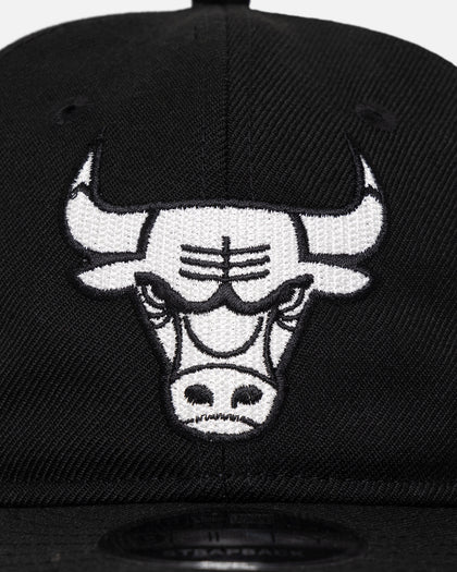 New Era Chicago Bulls 'Retro Crown Classic' 9FIFTY Retro Crown Strapback Black