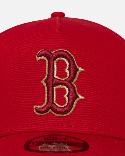 New Era Boston Red Sox 'Year Of The Dragon' 9FORTY A-Frame Snapback Scarlet/Gold
