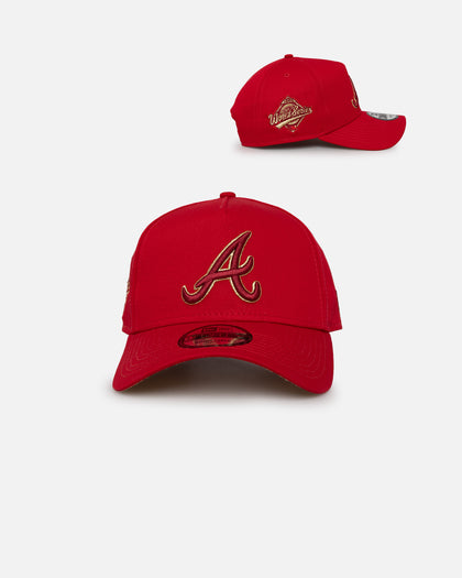 New Era Atlanta Braves 'Year Of The Dragon' 9FORTY A-Frame Snapback Scarlet/Gold