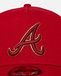 New Era Atlanta Braves 'Year Of The Dragon' 9FORTY A-Frame Snapback Scarlet/Gold