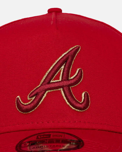 New Era Atlanta Braves 'Year Of The Dragon' 9FORTY A-Frame Snapback Scarlet/Gold