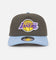 New Era Los Angeles Lakers 'Contrast Visor' Pre-Curved Golfer Snapback Moss/Sky