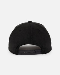 New Era Los Angeles Dodgers 'Corduroy Roses' Golfer Pre-Curved Snapback Black Corduroy/White